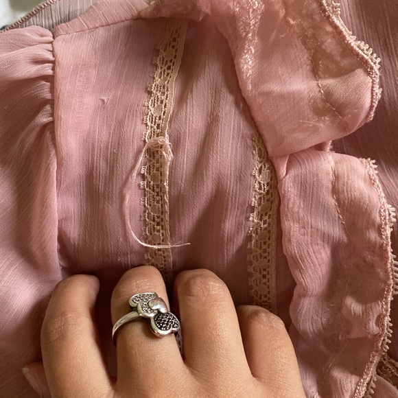 *SOLD** 🎀PINK LACE BLOUCE 🩰🎀 - Picture 9 of 9